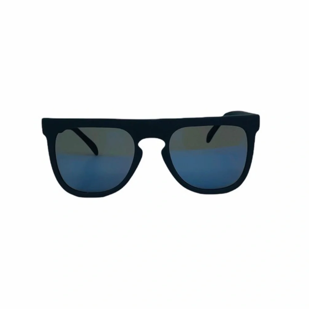 KOMONO Bennet Midnight Blue Rubber Sunglasses NWT